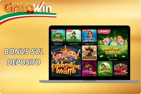 grato win Bonus sul Deposito